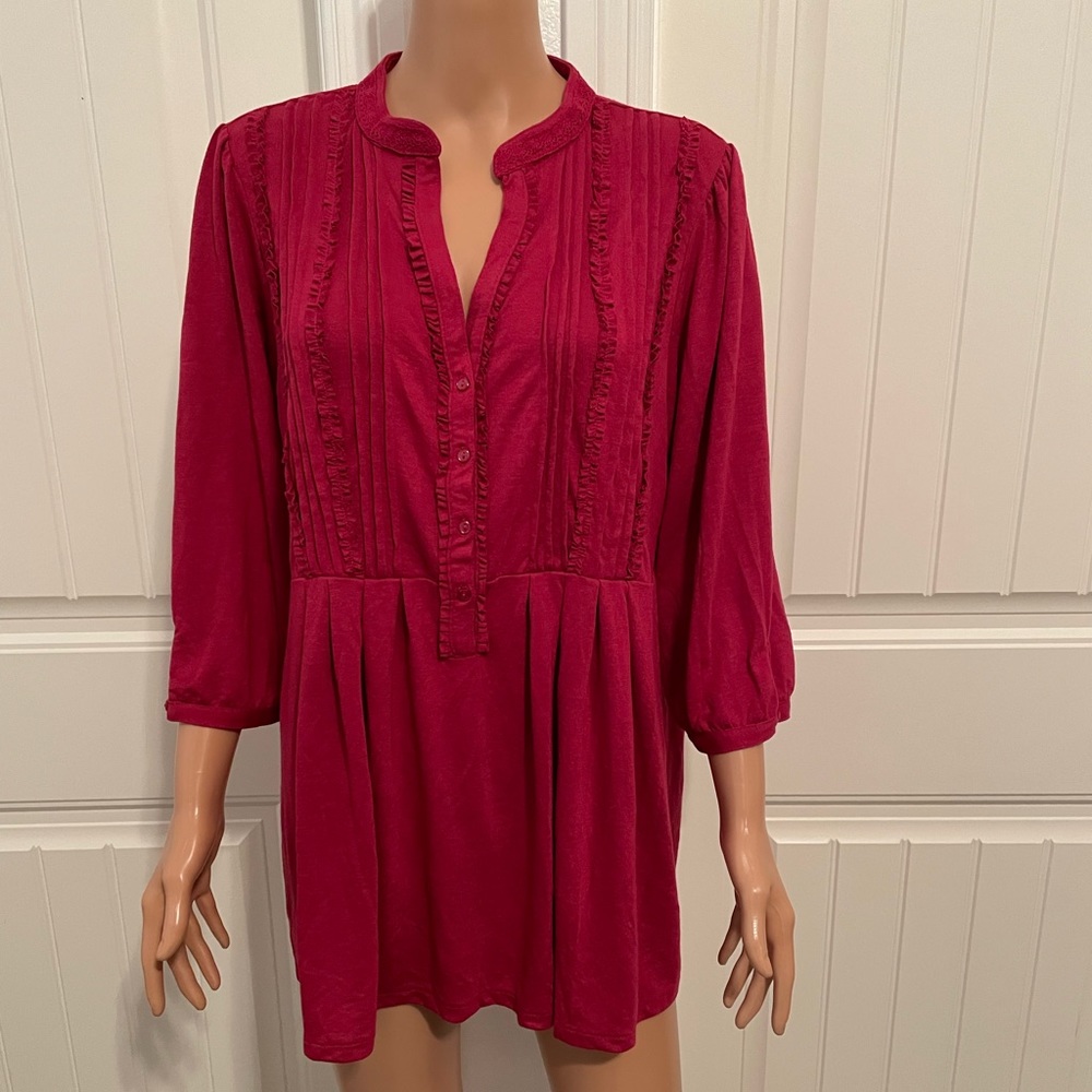 NWT Hanes Just My Size Top. Ruby Red 2X